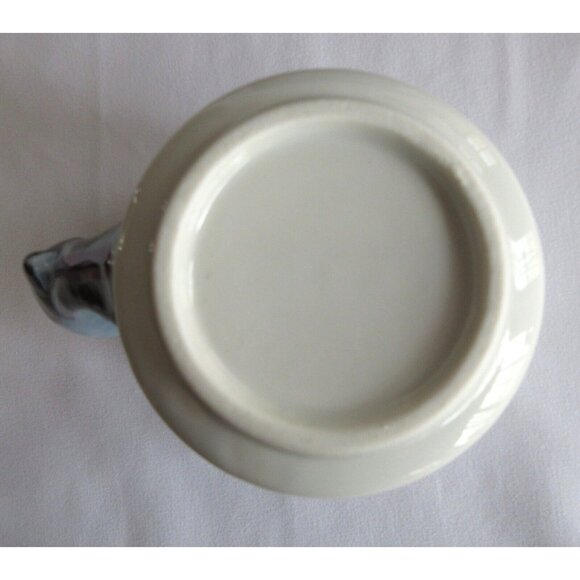 Coffee Mug Teacup White With Parrot Parakeet Bird Handle Unbranded Collectible - Picture 3 of 5